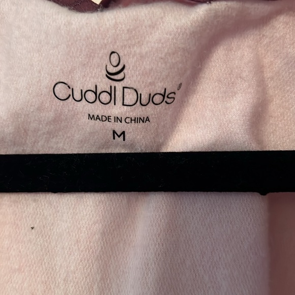 Cuddl Duds hooded pink jacket women’s sz Med - Picture 2 of 5